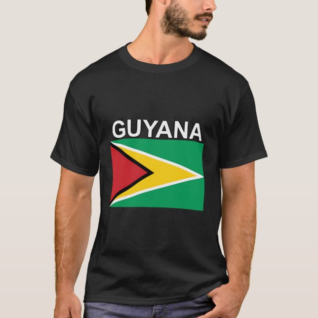 Camiseta Sinalizador da Guiana (Frente)