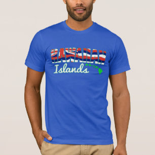 Camiseta Sinalizador da Ilha Hawaii