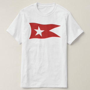 Camiseta Sinalizador da Linha White Star Titanic com Estrel