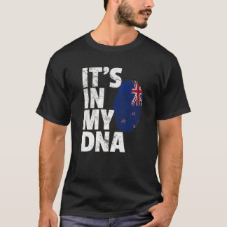 Camiseta Sinalizador da Nova Zelândia está no meu DNA Natal