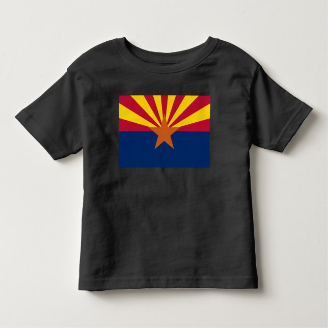 Camiseta Sinalizador de arizona: Definindo Star Sun, O Esta (Frente)