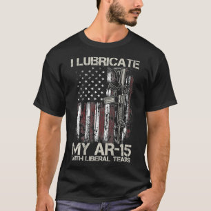 Camiseta Sinalizador de Arma I Lubrificar meu Ar15 com lágr