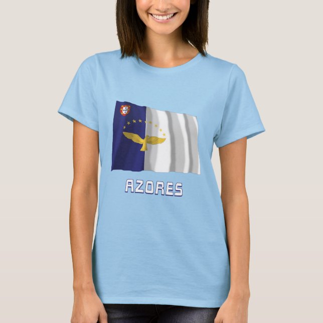 Camiseta Sinalizador de Ativação dos Açores com Nome (Frente)