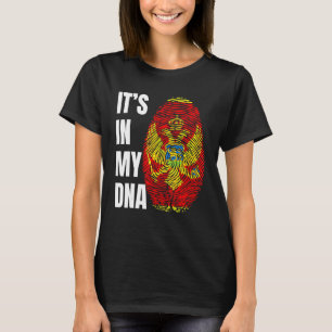 Camiseta Sinalizador de Biometria de DNA Impressão Digital