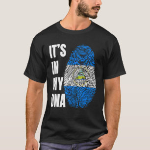 Camiseta Sinalizador de Biometria de DNA Impressão Digital