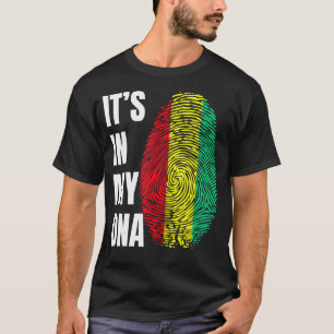Camiseta Sinalizador de Biometria do DNA das impressões dig