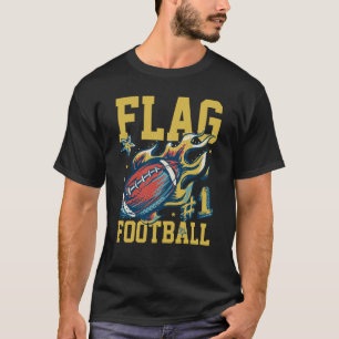 Camiseta Sinalizador de campo do jogador americano de futeb
