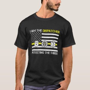 Camiseta Sinalizador De Dispatcher De Linha Amarela Fina 91
