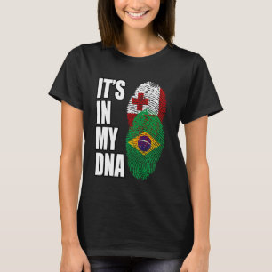 Camiseta Sinalizador De DNA Do Patrimônio Misturado Do Tong