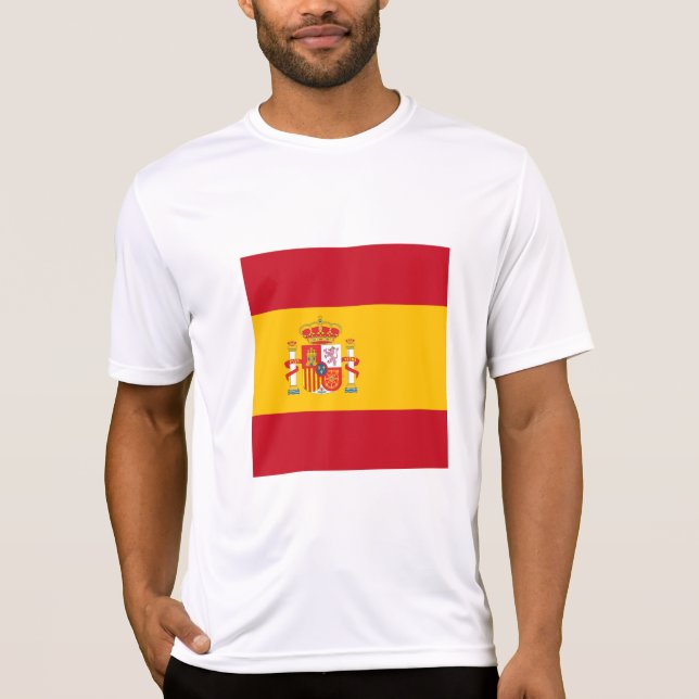 Camiseta sinalizador de espanha (Frente)