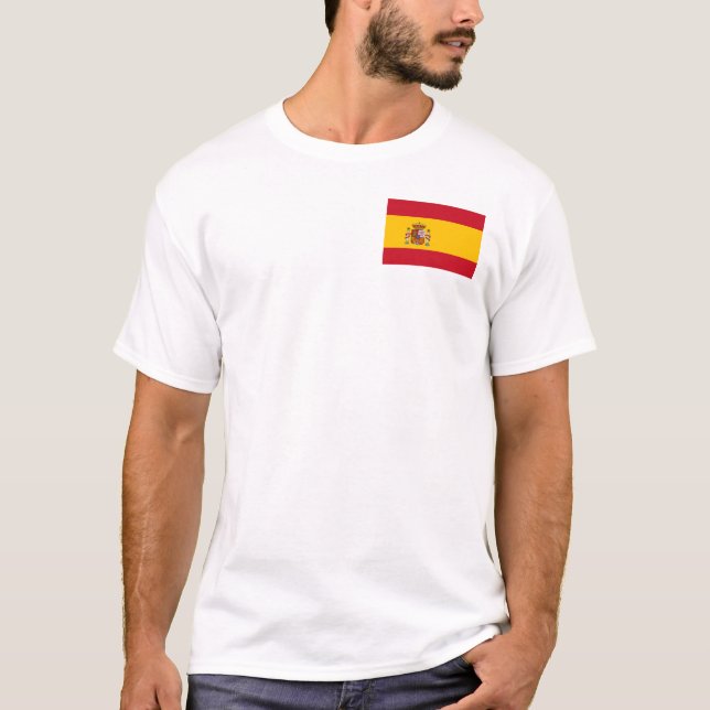 Camiseta Sinalizador de Espanha (Frente)