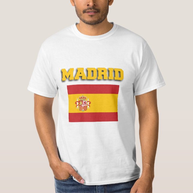 Camiseta Sinalizador de Espanha de Madrid (Frente)