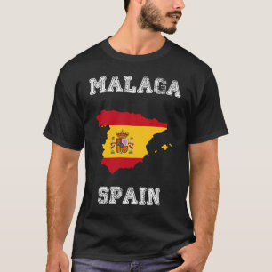 Camiseta Sinalizador de Espanha Distorcida da Espanha de Má