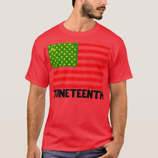 Camiseta Sinalizador de Estilo de Vintagem Junta