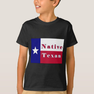 Camiseta Sinalizador de Estrela Única do Texano Nativo