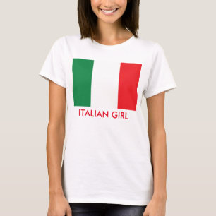 Camiseta Sinalizador de Garota Italiana