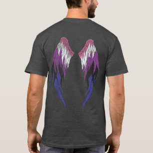 Camiseta Sinalizador de Genderfluido - Anjo