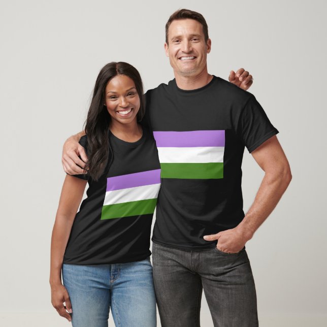 Camiseta Sinalizador de GêneroQueer (Unissex)