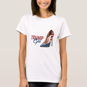 Camiseta Sinalizador de GIRL TRUMP Altos Saltos