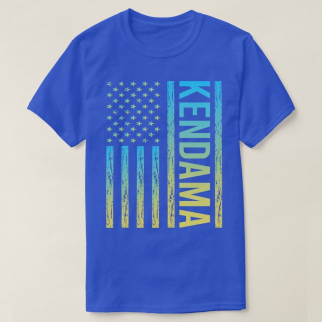 Camiseta Sinalizador de gradiente 02 Kendama (Frente do Design)