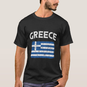 Camiseta Sinalizador de grécia Sinalizador grego danificado