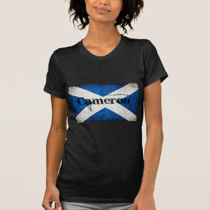 Camiseta sinalizador de grunge de cameron