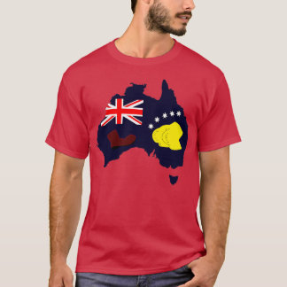 Camiseta Sinalizador de inicialização australiano
