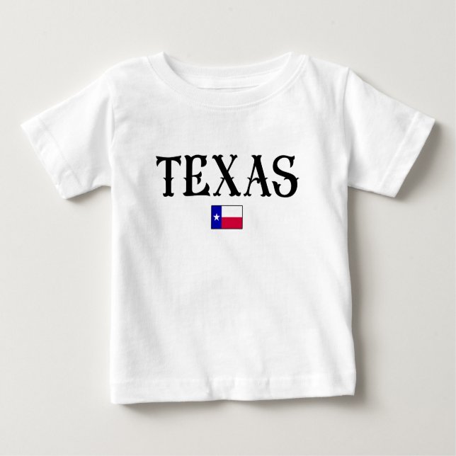 Camiseta Sinalizador de Mapa Estatal do Texas EUA (Frente)
