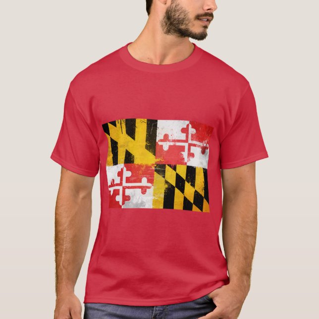 Camiseta Sinalizador de Maryland Distante (Frente)