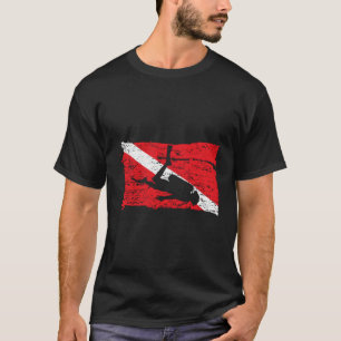 Camiseta Sinalizador De Mergulho Para Mergulhadores Scuba Q