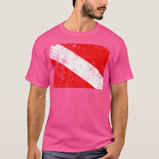 Camiseta Sinalizador de mergulho Vintage, mergulho Vestido