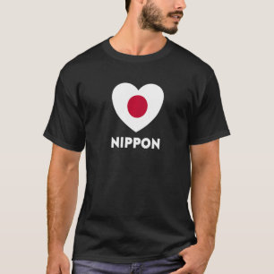 Camiseta Sinalizador de Nippon Sinalizador do Japão
