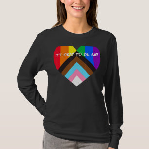 Camiseta Sinalizador de Oração do Orgulho do Progresso Está