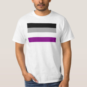 Camiseta Sinalizador de Orgulho Asexual