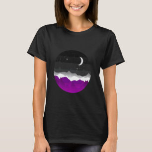 Camiseta Sinalizador de Orgulho Asexual Ace Idente Gissexua