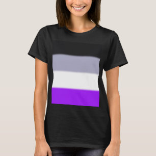 Camiseta Sinalizador de Orgulho Asexual de Queda