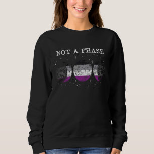 Camiseta Sinalizador de Orgulho Asexual Não É Uma Fase