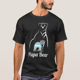 Camiseta Sinalizador de Orgulho Demigender do Papa Urso Dem