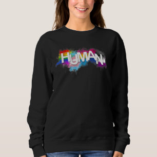 Camiseta Sinalizador de Orgulho gay de Pintura Humana Desen