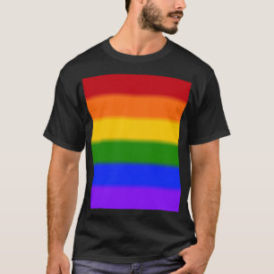 Camiseta Sinalizador de Orgulho gay de queda