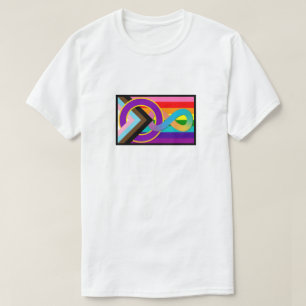 Camiseta Sinalizador de Orgulho Progressivo Neurodivergente