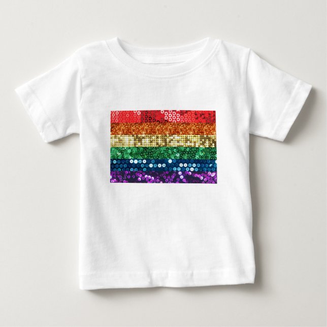 Camiseta sinalizador de orgulho sequencial (Frente)