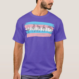 Camiseta Sinalizador de Prioridade Trans ASL