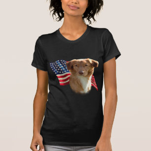Camiseta Sinalizador de Retriever de Portagem de Duck da No