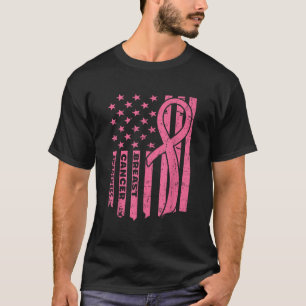 Camiseta Sinalizador de Sensibilização do Cancer da Mama EU