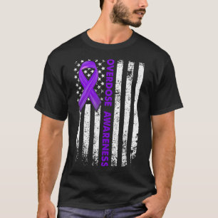 Camiseta Sinalizador de Sensibilização Recuperação de Vício