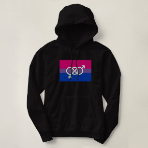 Camiseta Sinalizador de Símbolo de Orgulho Bissexual
