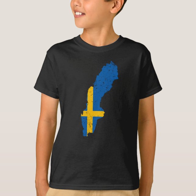 Camiseta Sinalizador de suecia (Frente)