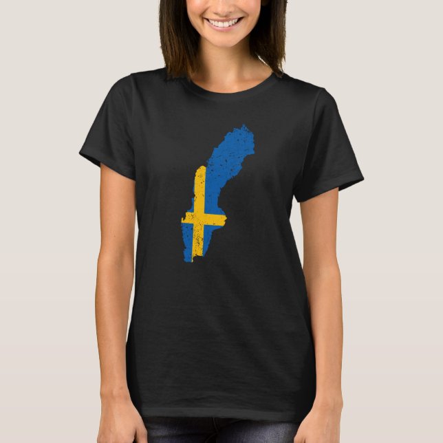 Camiseta Sinalizador de suecia (Frente)