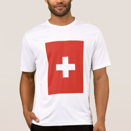 Camiseta sinalizador de suiça